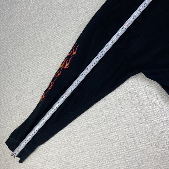 Vintage West Coast Choppers Motorcycle Long Sleeve Flame Fire (Defective, read) - Picture 13 of 16